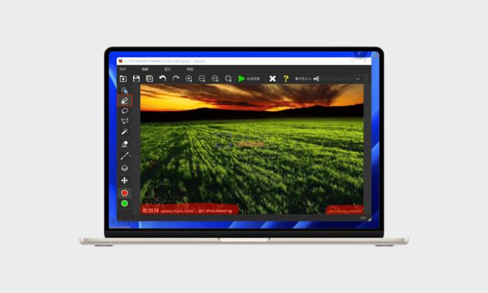 Inpaint#免费开源#图像水印去除神器#A551-FunShare·趣享