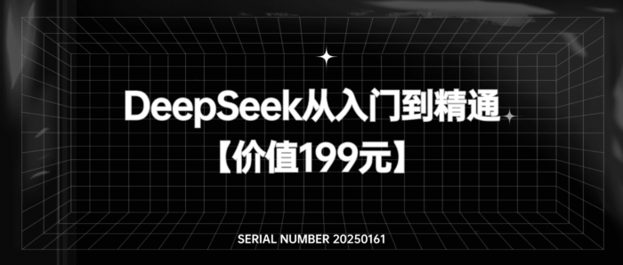 DeepSeek从入门到精通#使用教指南【价值199元】#A710-FunShare·趣享
