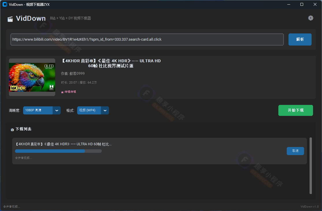 图片[5]-VidDown#B站视频下载#抖音去水印#YouTube原画视频下载#A898-FunShare·趣享
